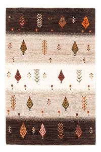 Gabbeh-matta - Loribaft Persian - Kungliga - 126 x 84 cm - grått