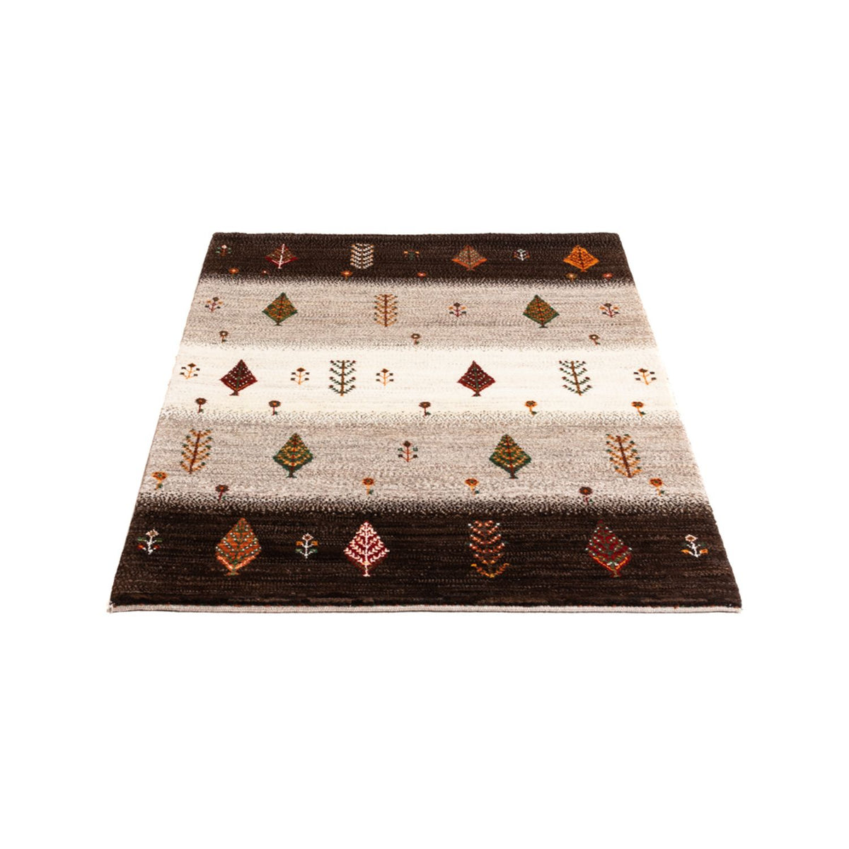 Gabbeh-matta - Loribaft Persian - Kungliga - 126 x 84 cm - grått