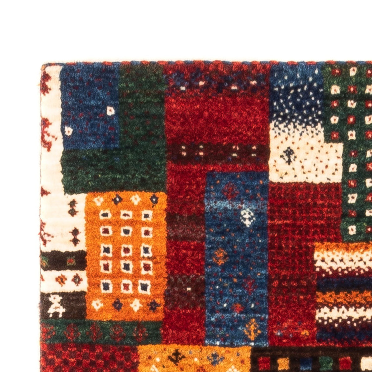 Gabbeh-matta - Loribaft Persian - Kungliga - 132 x 80 cm - flerfärgad