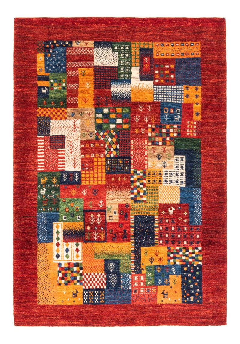Gabbeh-matta - Loribaft Persian - Kungliga - 123 x 87 cm - flerfärgad