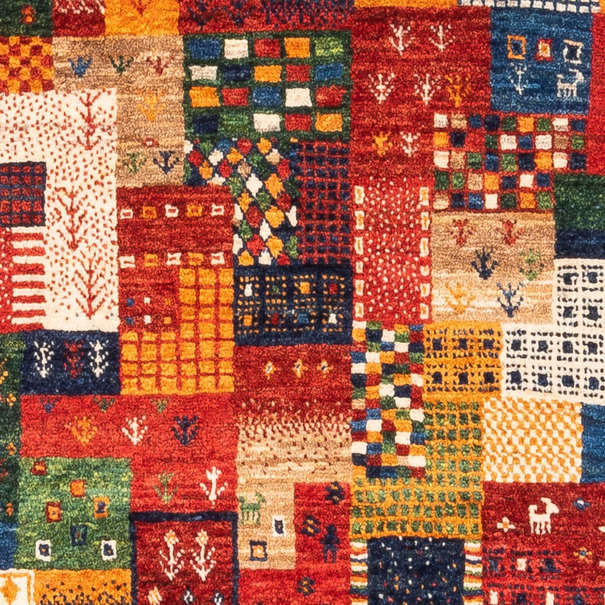 Gabbeh-matta - Loribaft Persian - Kungliga - 123 x 87 cm - flerfärgad