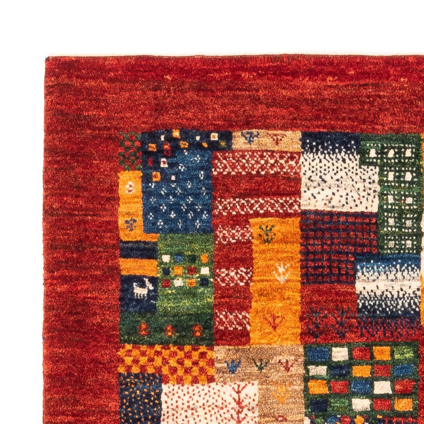 Gabbeh-matta - Loribaft Persian - Kungliga - 123 x 87 cm - flerfärgad