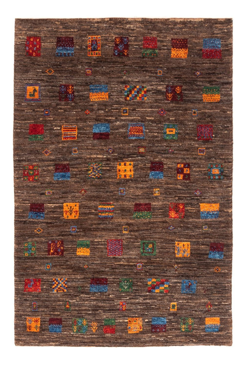 Gabbeh-matta - Loribaft Persian - Kungliga - 119 x 82 cm - grått