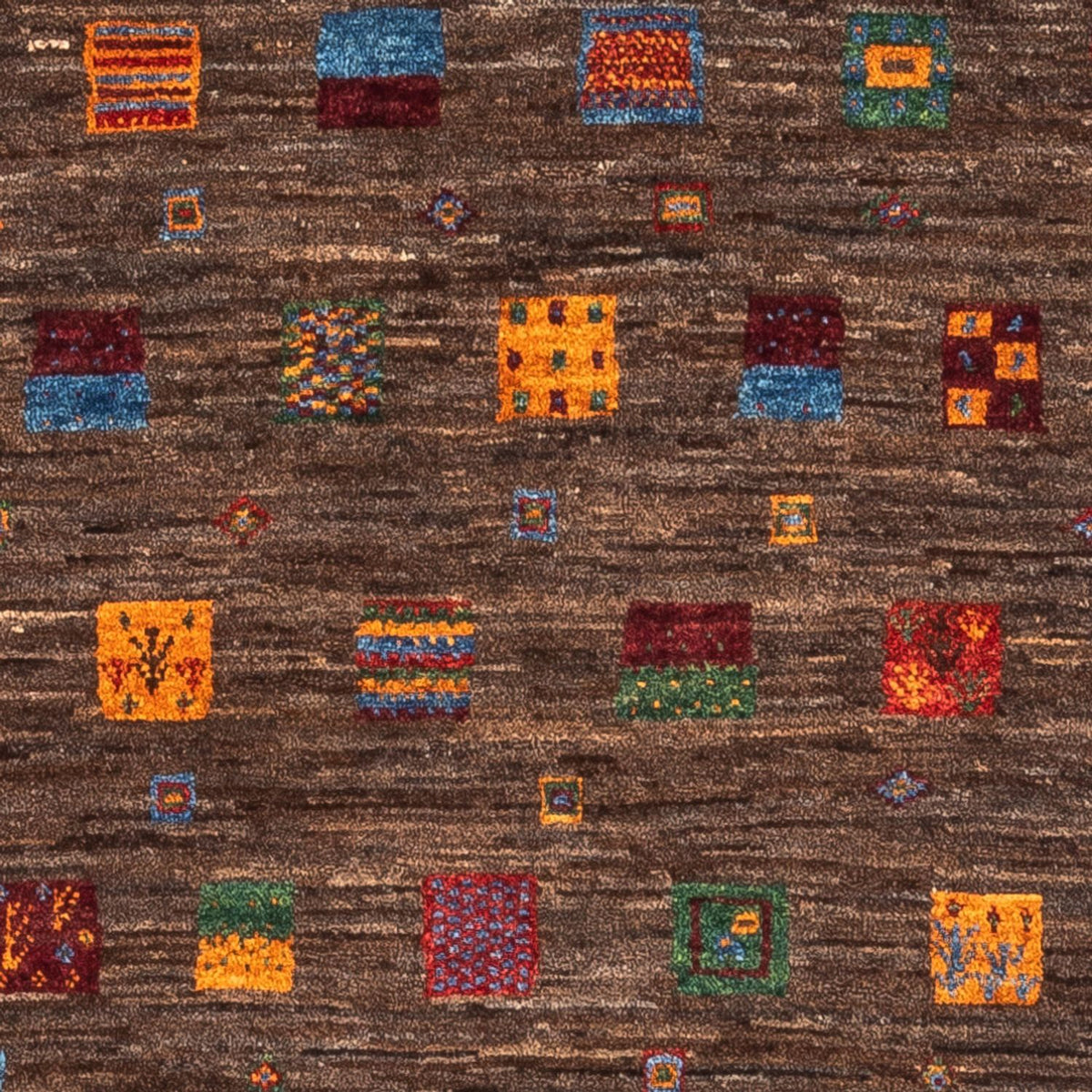 Gabbeh-matta - Loribaft Persian - Kungliga - 119 x 82 cm - grått