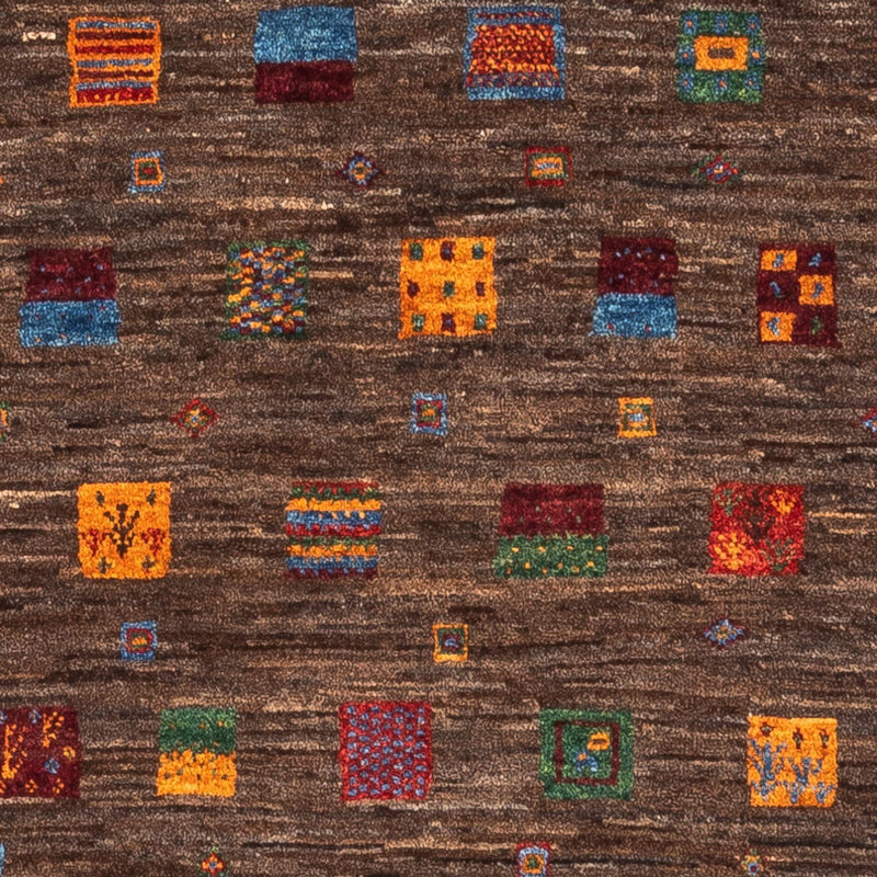 Gabbeh-matta - Loribaft Persian - Kungliga - 119 x 82 cm - grått