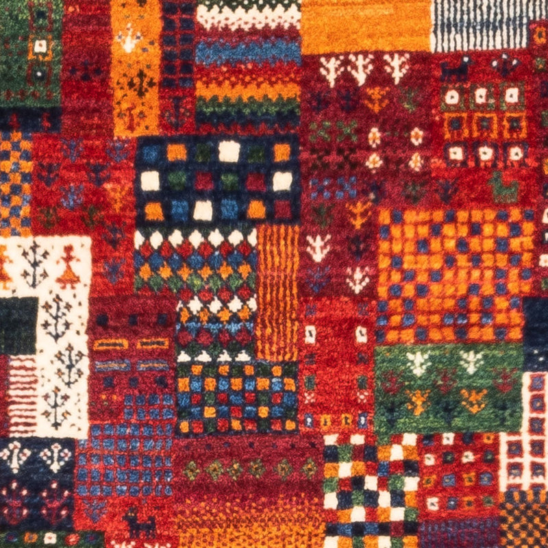 Gabbeh-matta - Loribaft Persian - Kungliga - 130 x 83 cm - flerfärgad