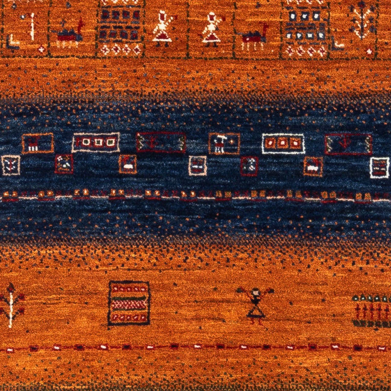 Gabbeh-matta - Loribaft Persian - Kungliga - 129 x 88 cm - flerfärgad