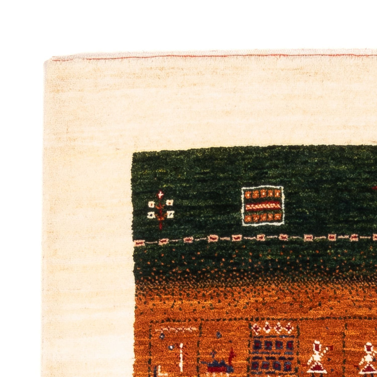 Gabbeh-matta - Loribaft Persian - Kungliga - 129 x 88 cm - flerfärgad