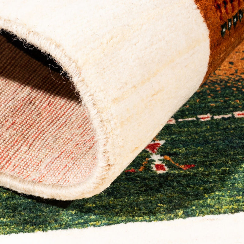 Gabbeh-matta - Loribaft Persian - Kungliga - 129 x 88 cm - flerfärgad