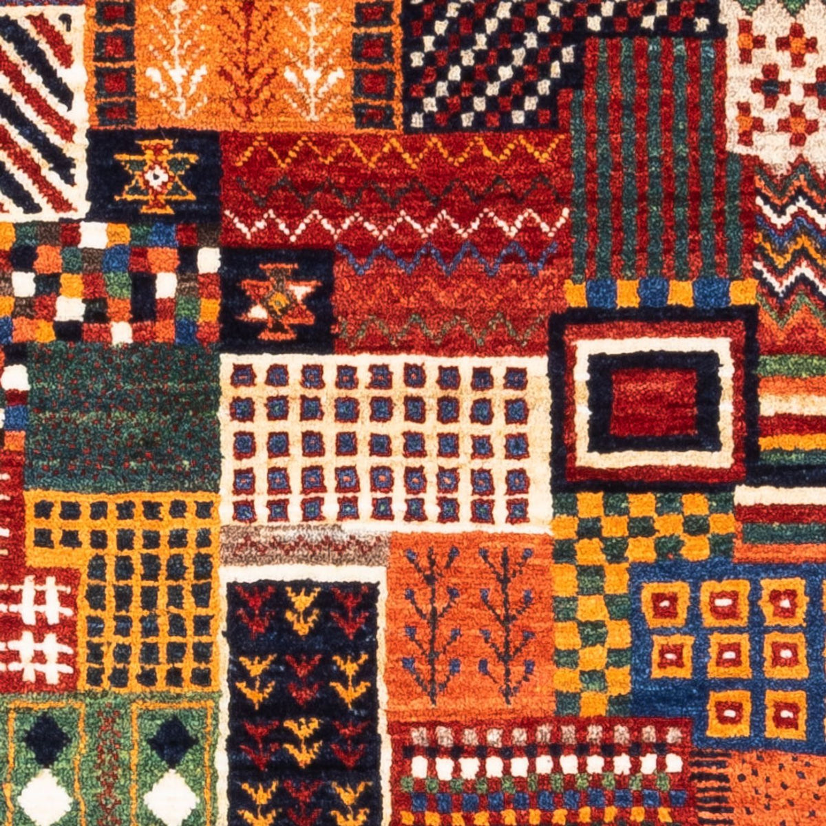 Gabbeh-matta - Loribaft Persian - Kungliga - 123 x 84 cm - flerfärgad