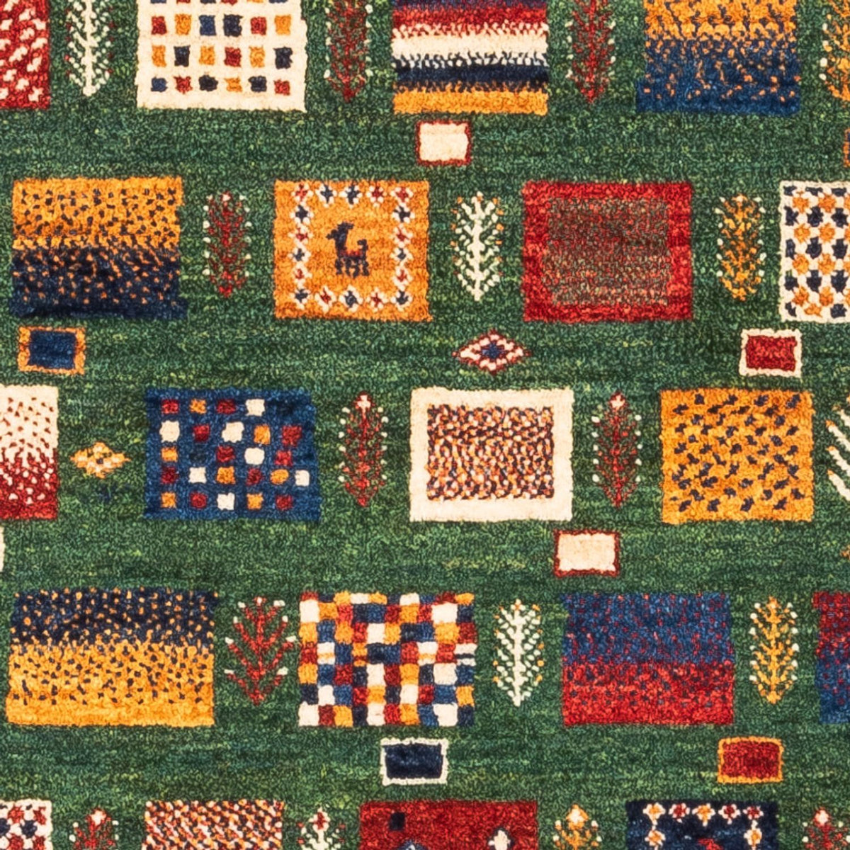 Gabbeh-matta - Loribaft Persian - Kungliga - 117 x 83 cm - flerfärgad