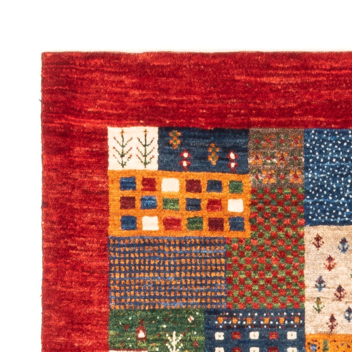 Gabbeh-matta - Loribaft Persian - Kungliga - 126 x 86 cm - flerfärgad