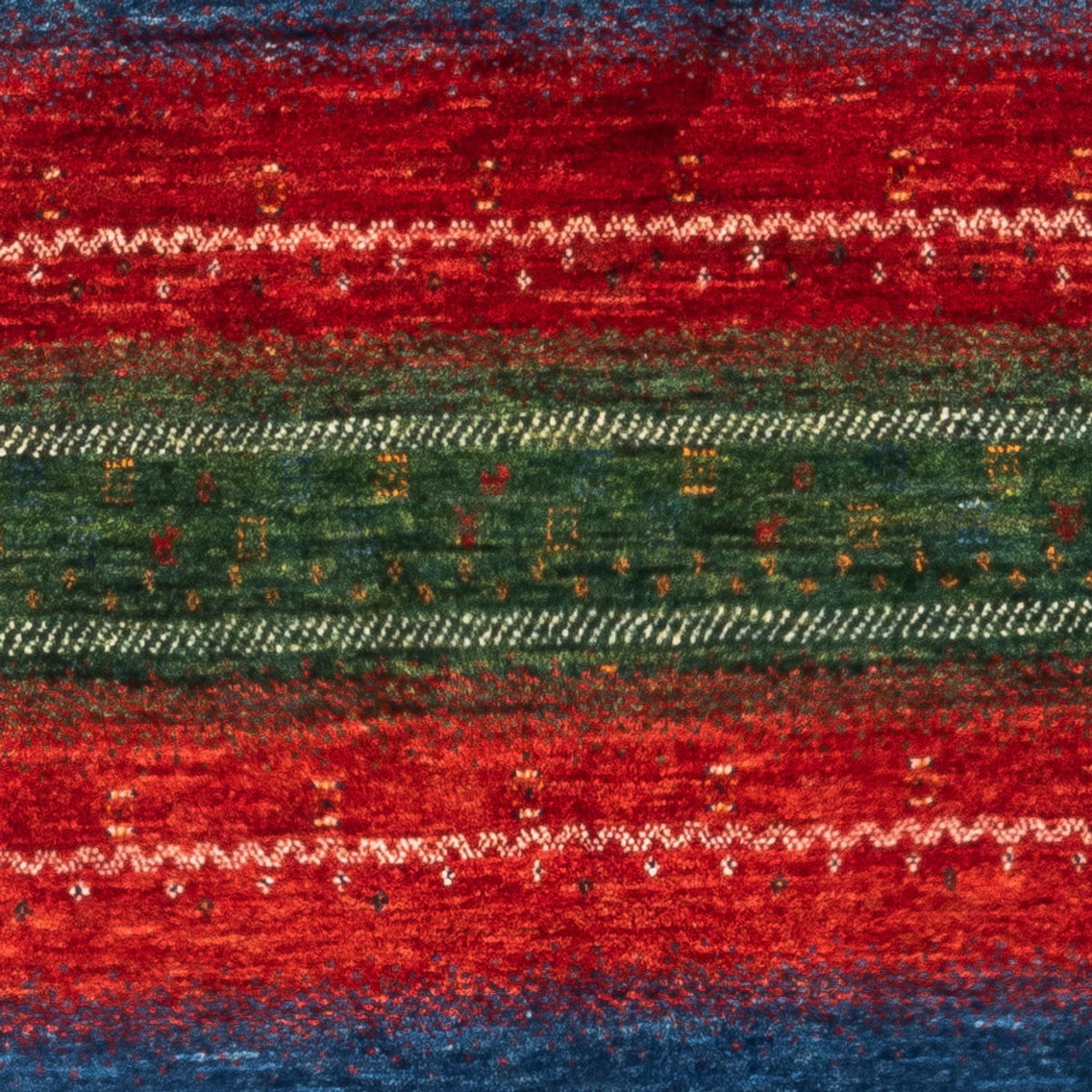 Gabbeh-matta - Loribaft Persian - Kungliga - 140 x 85 cm - flerfärgad