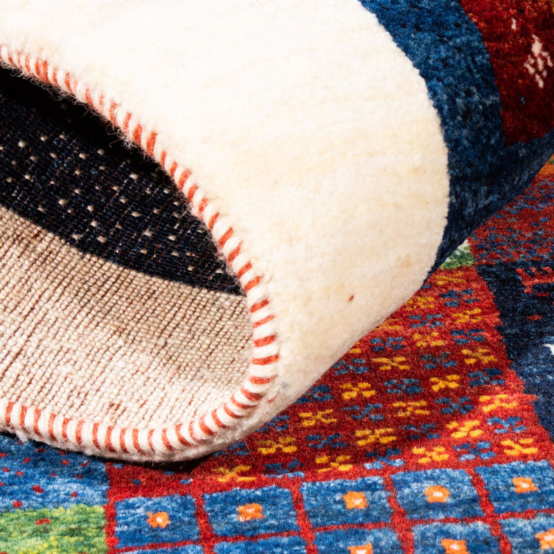 Gabbeh-matta - Loribaft Persian - Kungliga - 134 x 84 cm - flerfärgad