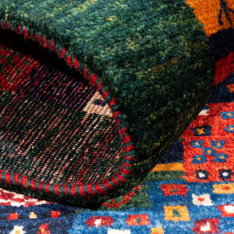 Gabbeh-matta - Loribaft Persian - Kungliga - 134 x 82 cm - flerfärgad