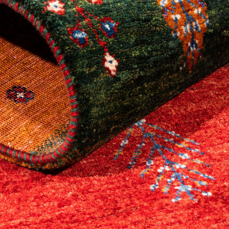 Gabbeh-matta - Loribaft Persian - Kungliga - 136 x 84 cm - flerfärgad