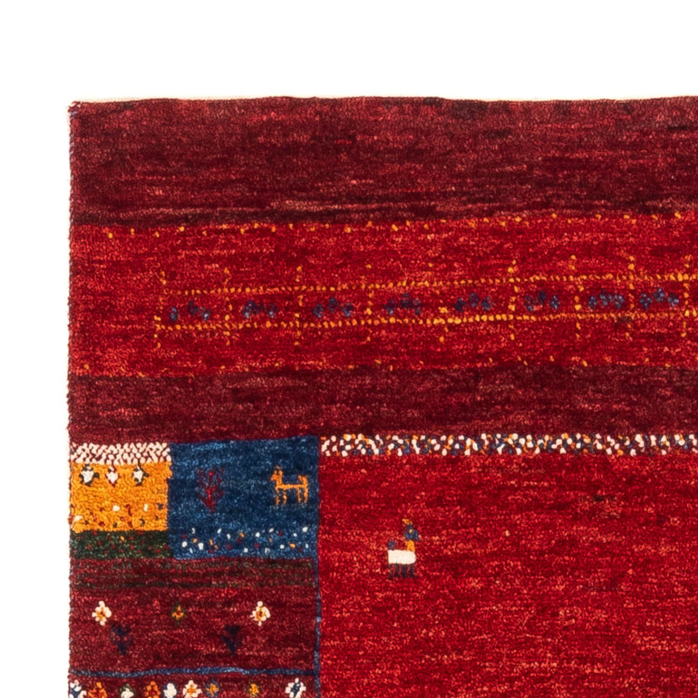 Gabbeh-matta - Loribaft Persian - Kungliga - 121 x 81 cm - flerfärgad