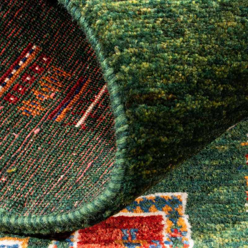 Gabbeh-matta - Loribaft Persian - Kungliga - 135 x 83 cm - flerfärgad