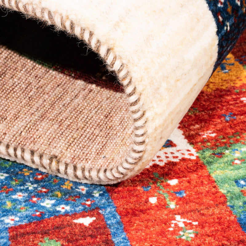 Gabbeh-matta - Loribaft Persian - Kungliga - 125 x 83 cm - flerfärgad