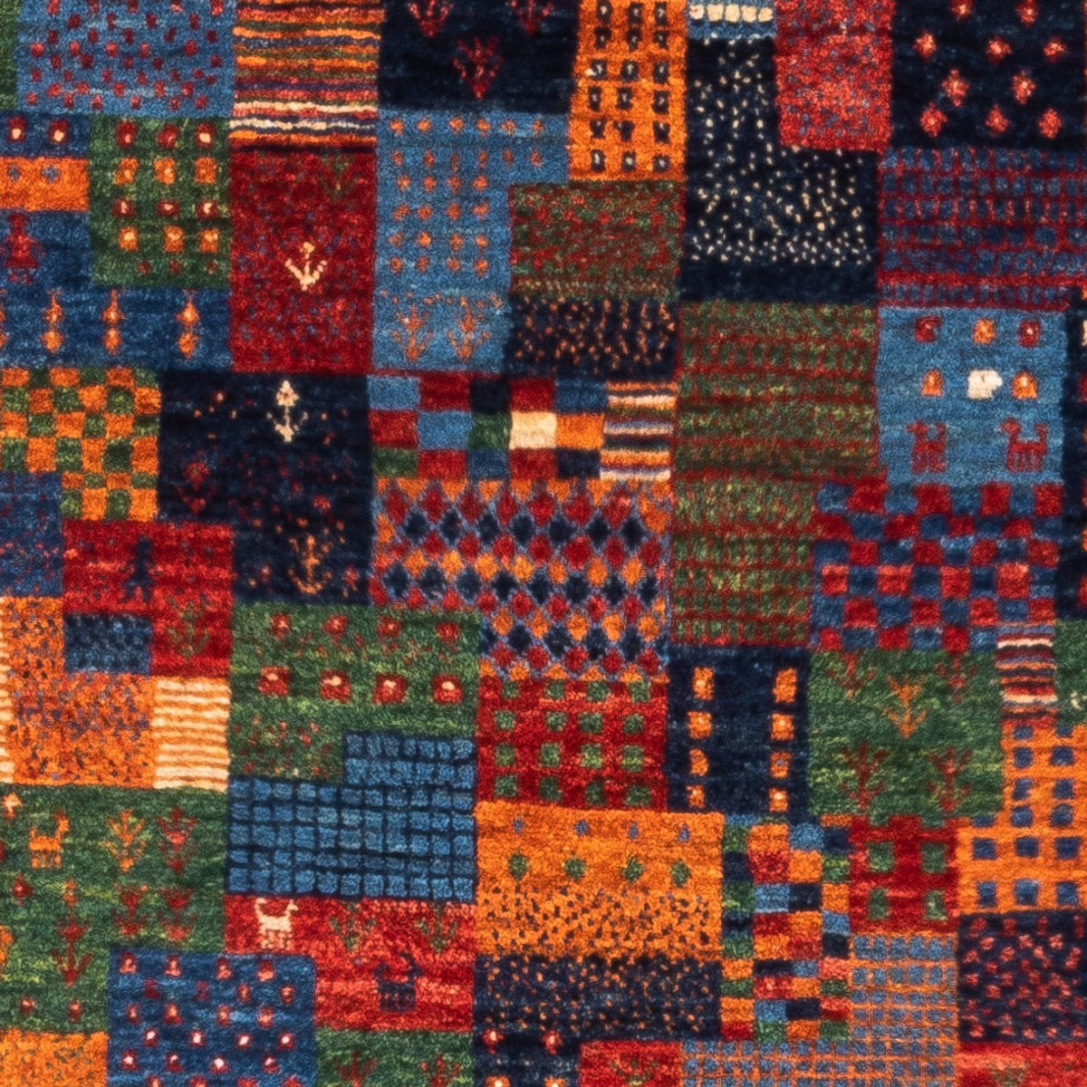 Gabbeh-matta - Loribaft Persian - Kungliga - 133 x 87 cm - flerfärgad