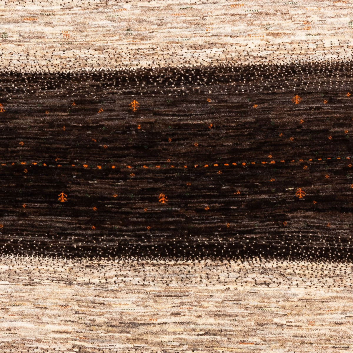 Gabbeh-matta - Loribaft Persian - 198 x 160 cm - grått