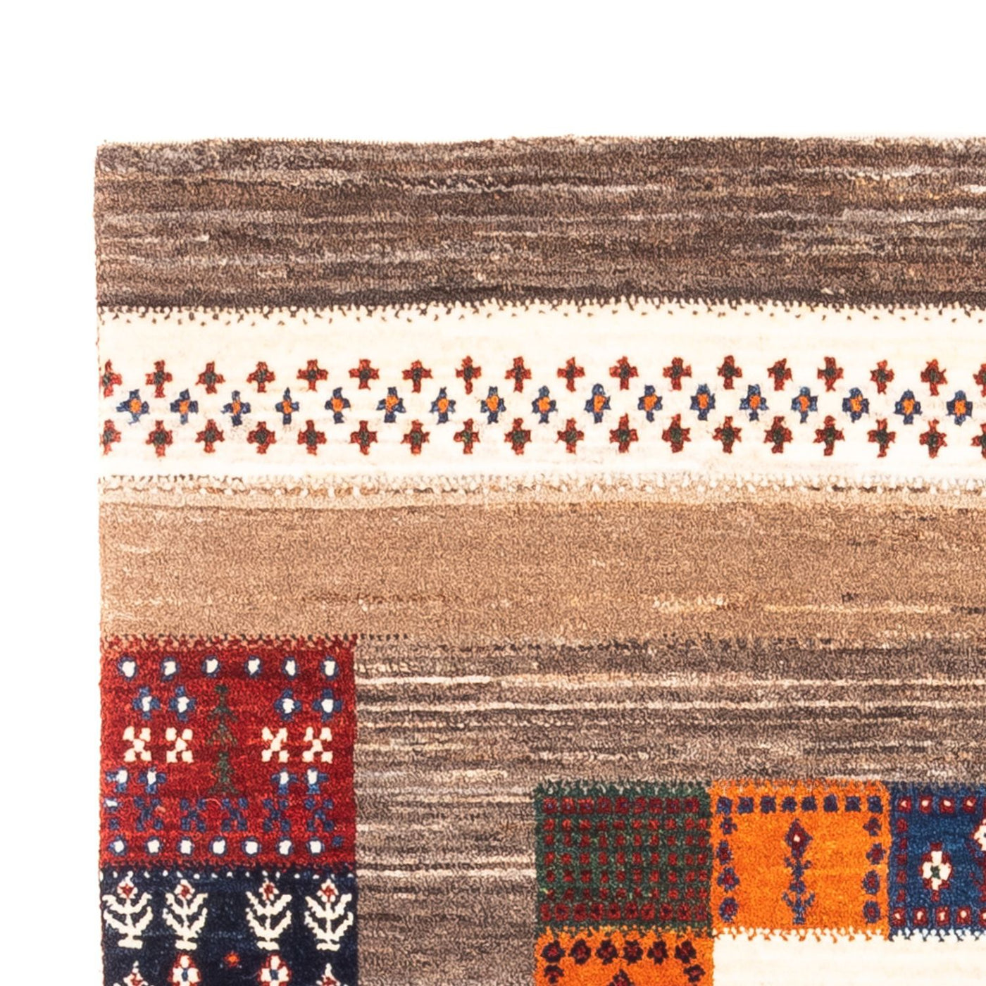 Gabbeh-matta - Loribaft Persian - Kungliga - 147 x 103 cm - flerfärgad