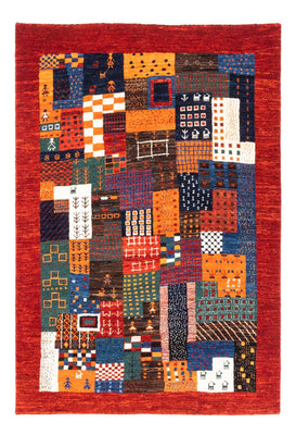 Gabbeh-matta - Loribaft Persian - Kungliga - 143 x 101 cm - flerfärgad