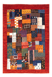 Gabbeh-matta - Loribaft Persian - Kungliga - 143 x 101 cm - flerfärgad