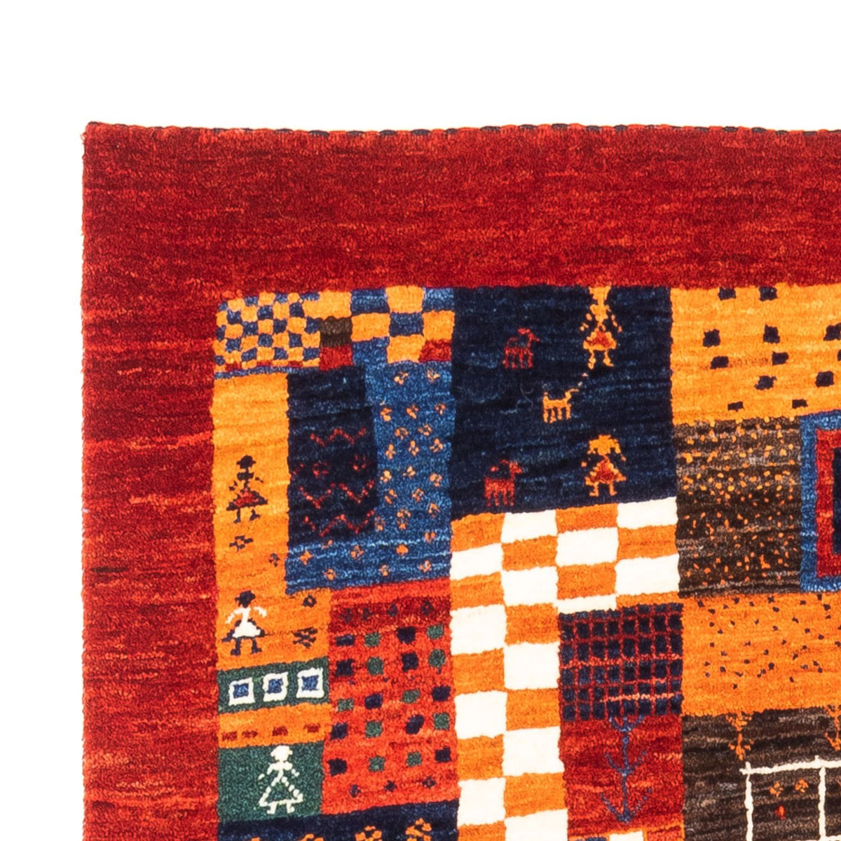 Loribaft Mattan 101x143cm - Perserteppich Wollteppich