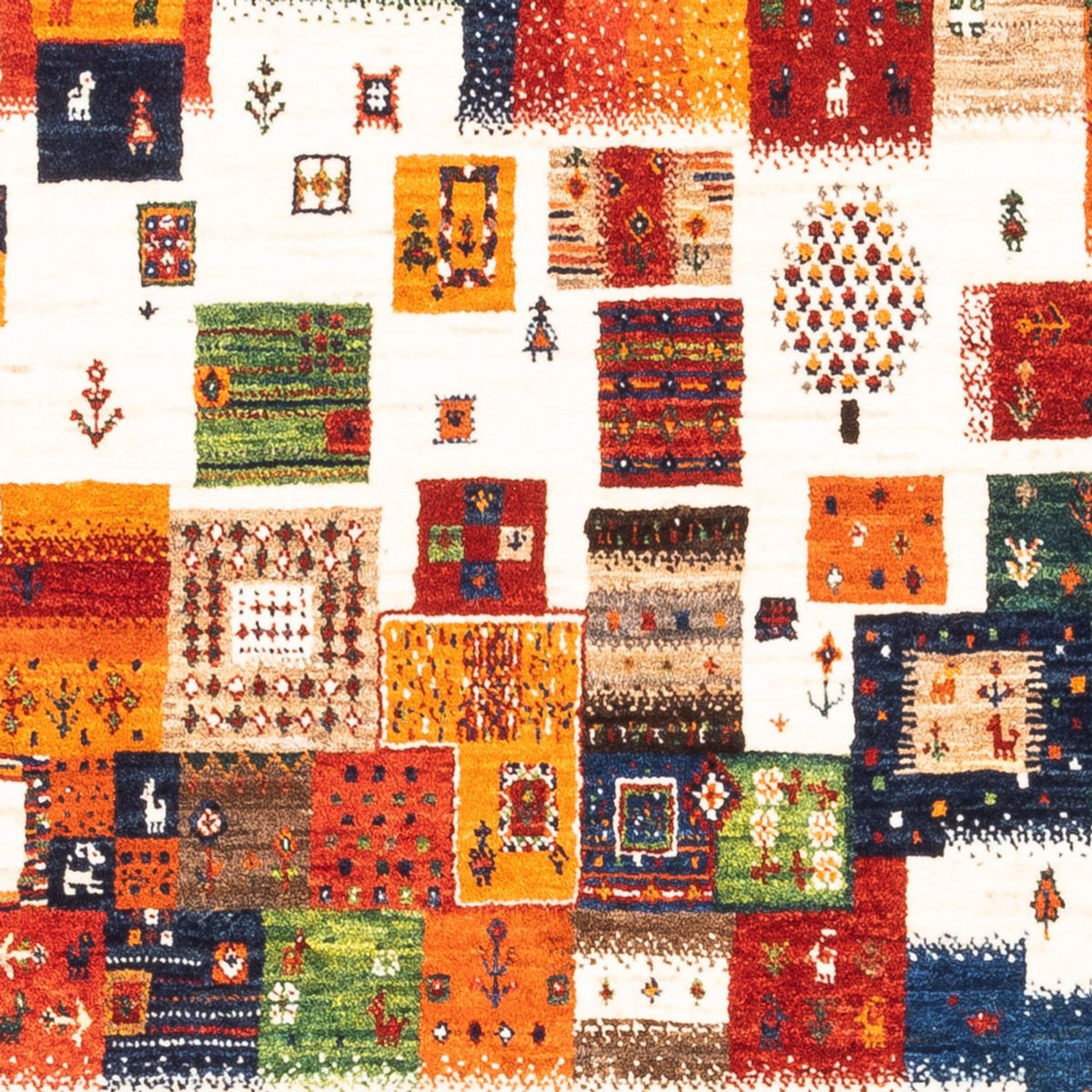 Gabbeh-matta - Loribaft Persian - Kungliga - 151 x 95 cm - flerfärgad