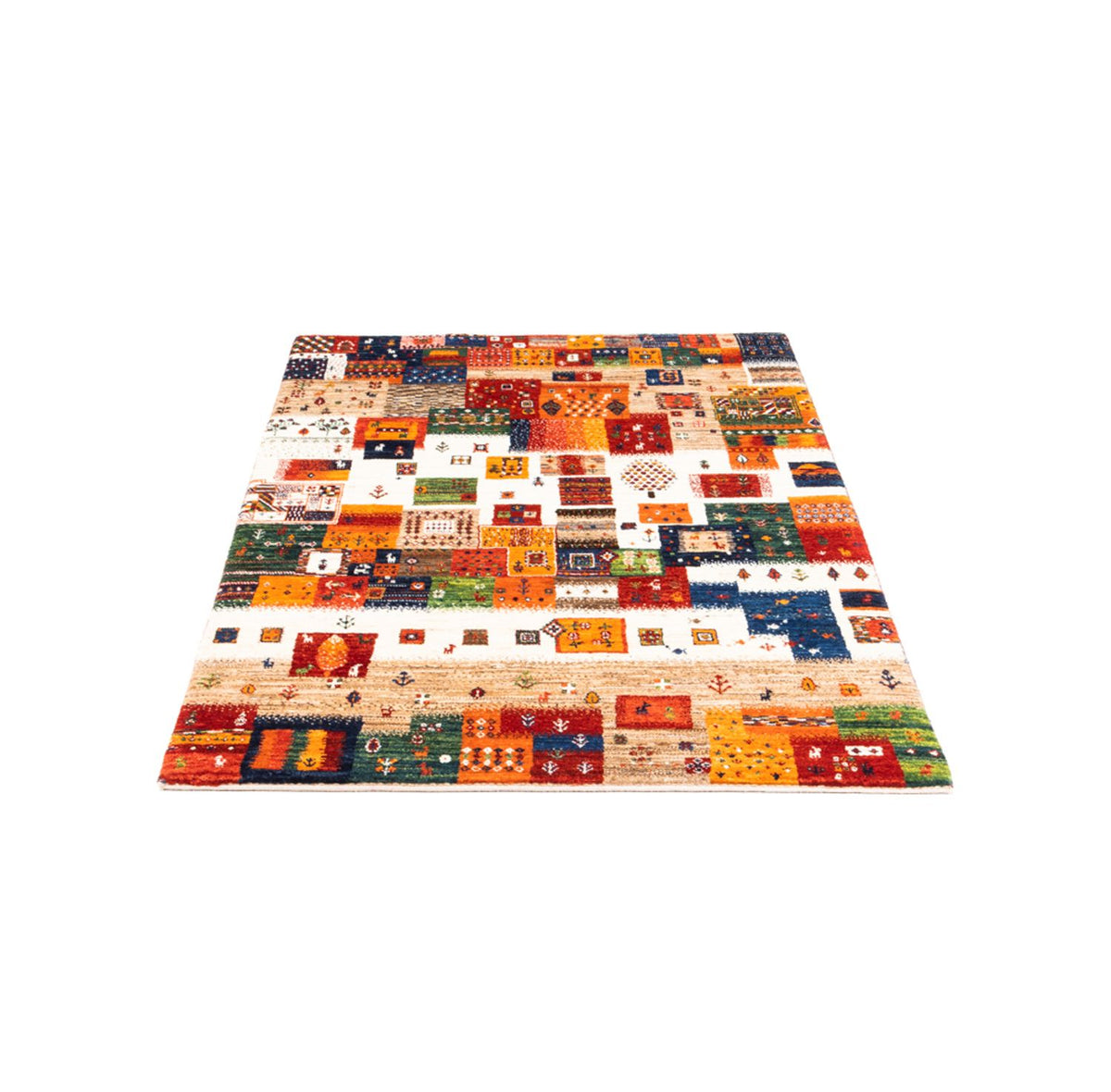 Gabbeh-matta - Loribaft Persian - Kungliga - 151 x 95 cm - flerfärgad