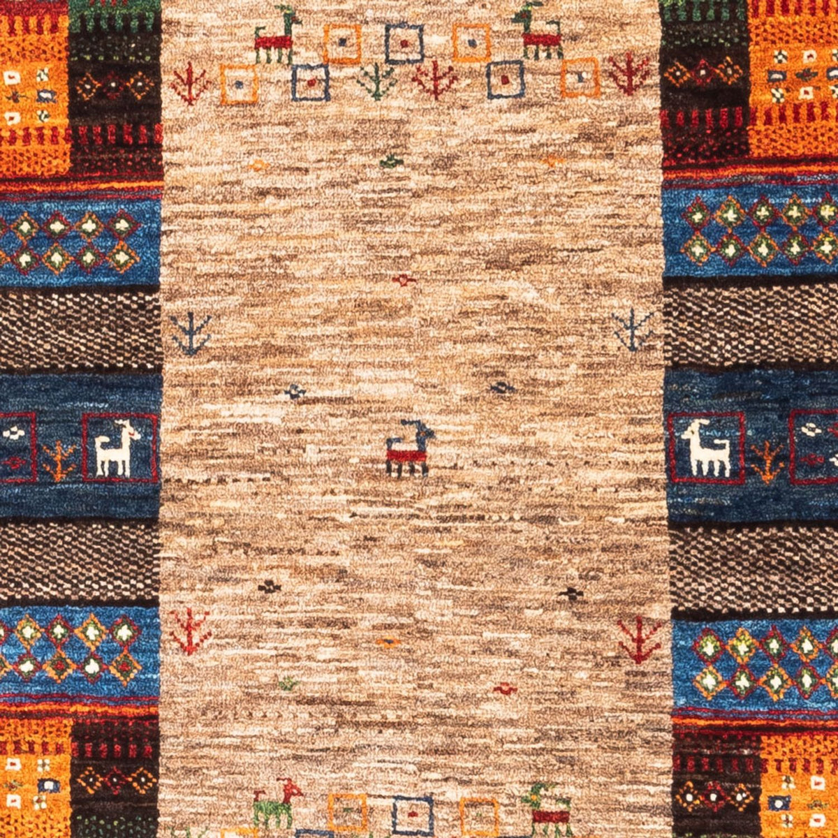 Gabbeh-matta - Loribaft Persian - Kungliga - 147 x 86 cm - flerfärgad