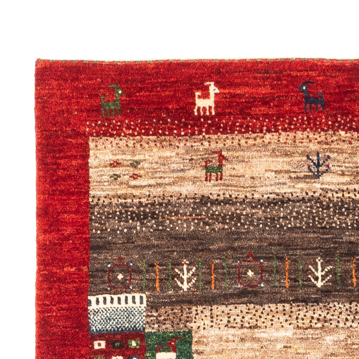 Gabbeh-matta - Loribaft Persian - Kungliga - 147 x 86 cm - flerfärgad