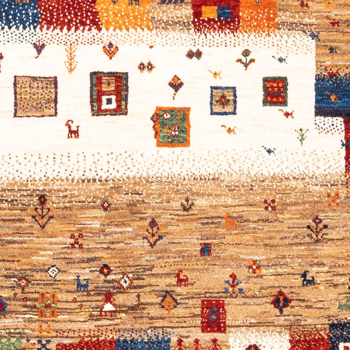 Gabbeh-matta - Loribaft Persian - Kungliga - 153 x 100 cm - flerfärgad