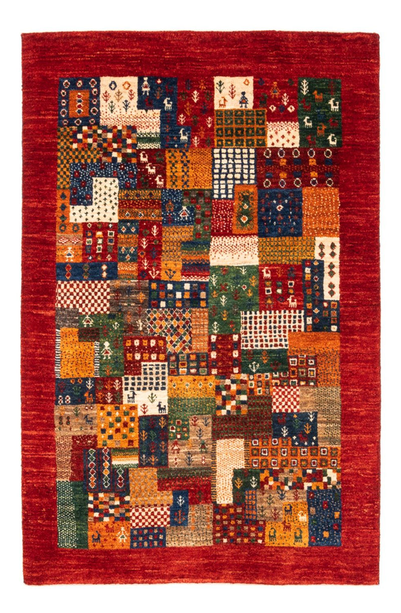 Gabbeh-matta - Loribaft Persian - Kungliga - 134 x 90 cm - flerfärgad
