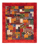 Loribaft Mattan 110x123cm - Perserteppich Wollteppich