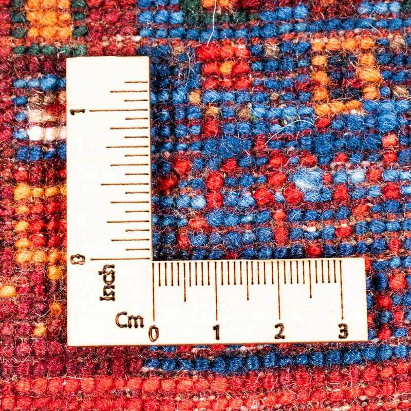 Gabbeh-matta - Loribaft Persian - Kungliga kvadrat  - 123 x 110 cm - flerfärgad