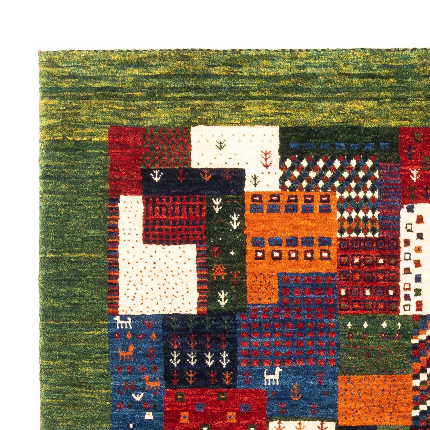 Loribaft Mattan 129x120cm - Perserteppich Wollteppich