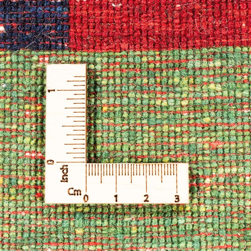 Gabbeh-matta - Loribaft Persian - Kungliga kvadrat  - 129 x 120 cm - flerfärgad