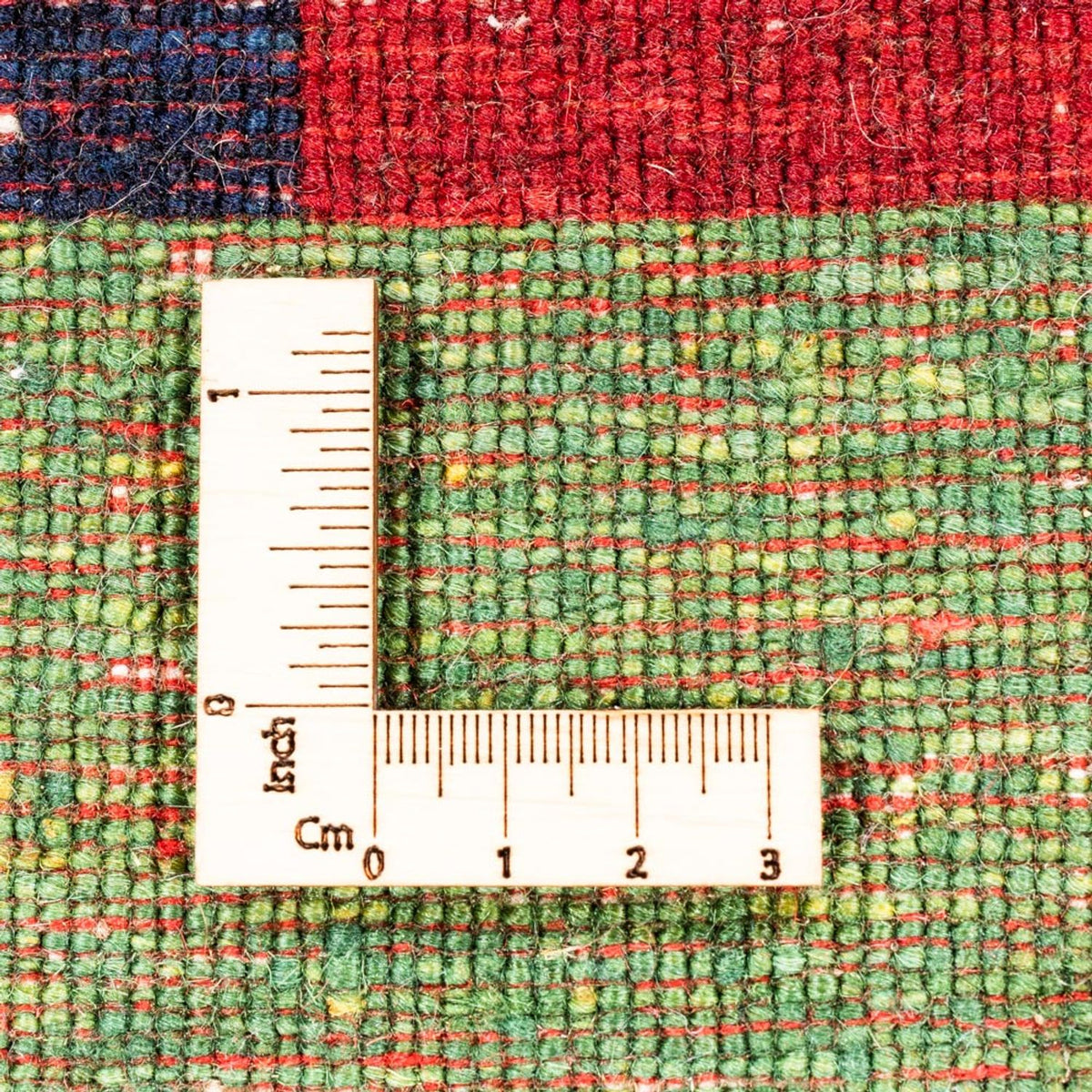 Gabbeh-matta - Loribaft Persian - Kungliga kvadrat  - 129 x 120 cm - flerfärgad