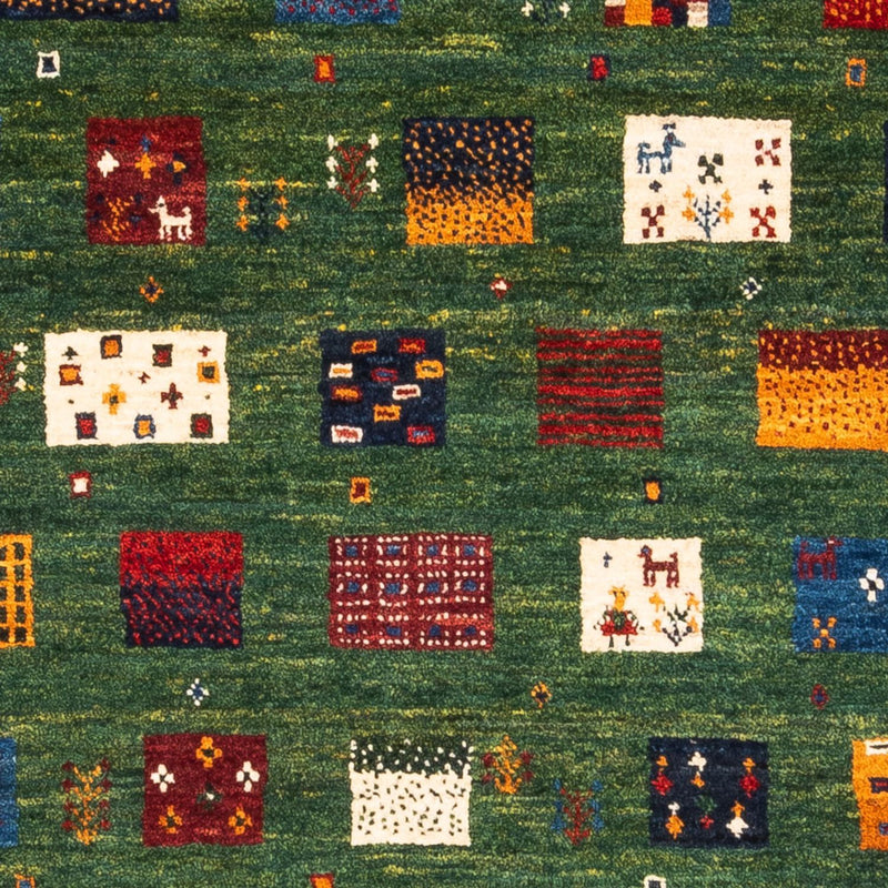 Gabbeh-matta - Loribaft Persian - Kungliga - 129 x 88 cm - flerfärgad