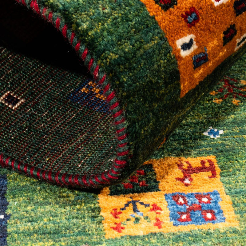 Gabbeh-matta - Loribaft Persian - Kungliga - 129 x 88 cm - flerfärgad