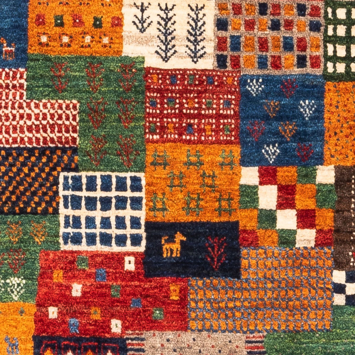 Gabbeh-matta - Loribaft Persian - Kungliga - 125 x 80 cm - flerfärgad