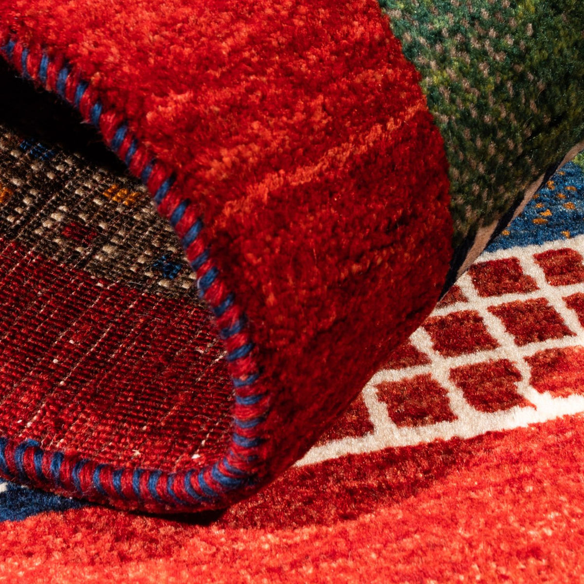 Gabbeh-matta - Loribaft Persian - Kungliga - 125 x 80 cm - flerfärgad