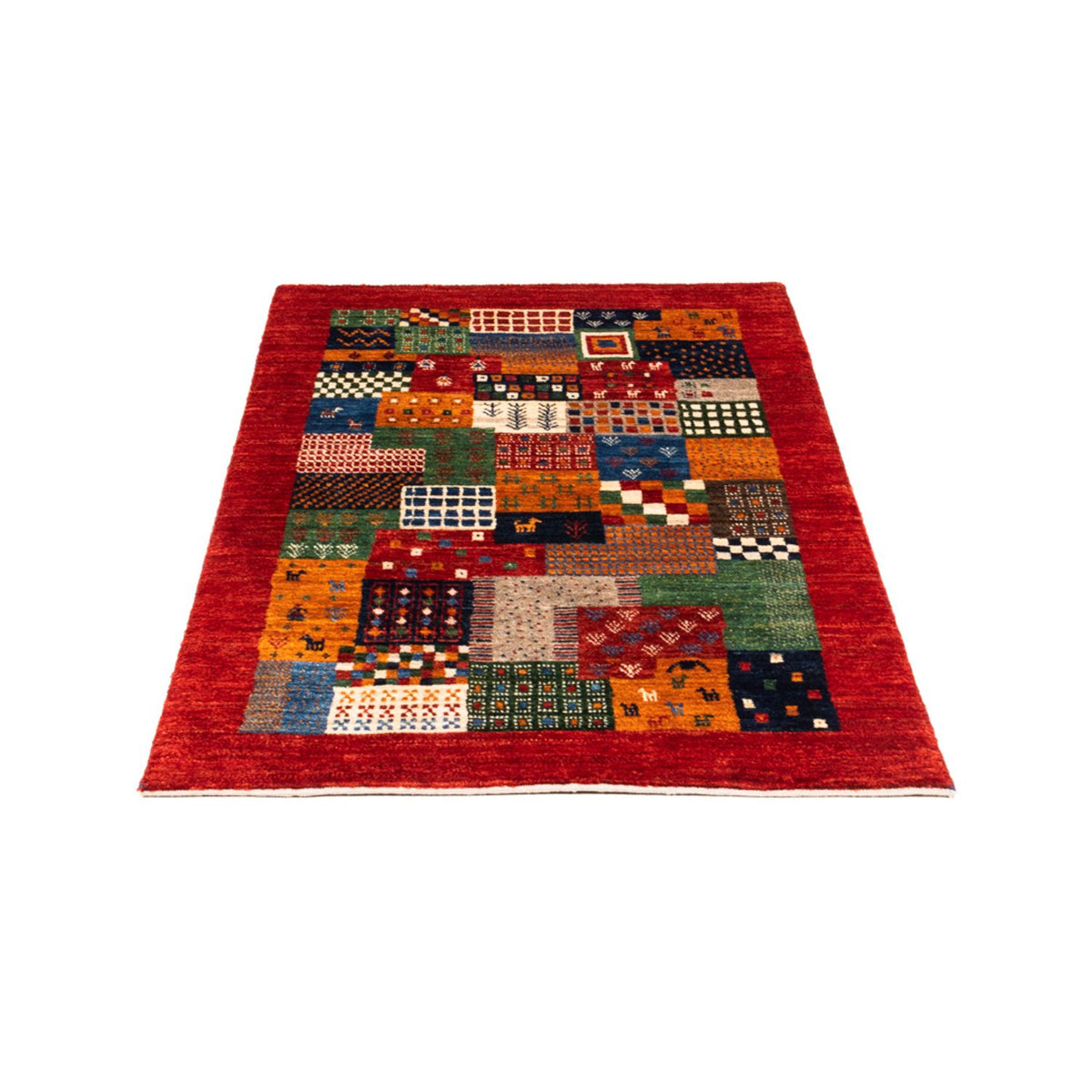 Gabbeh-matta - Loribaft Persian - Kungliga - 125 x 80 cm - flerfärgad