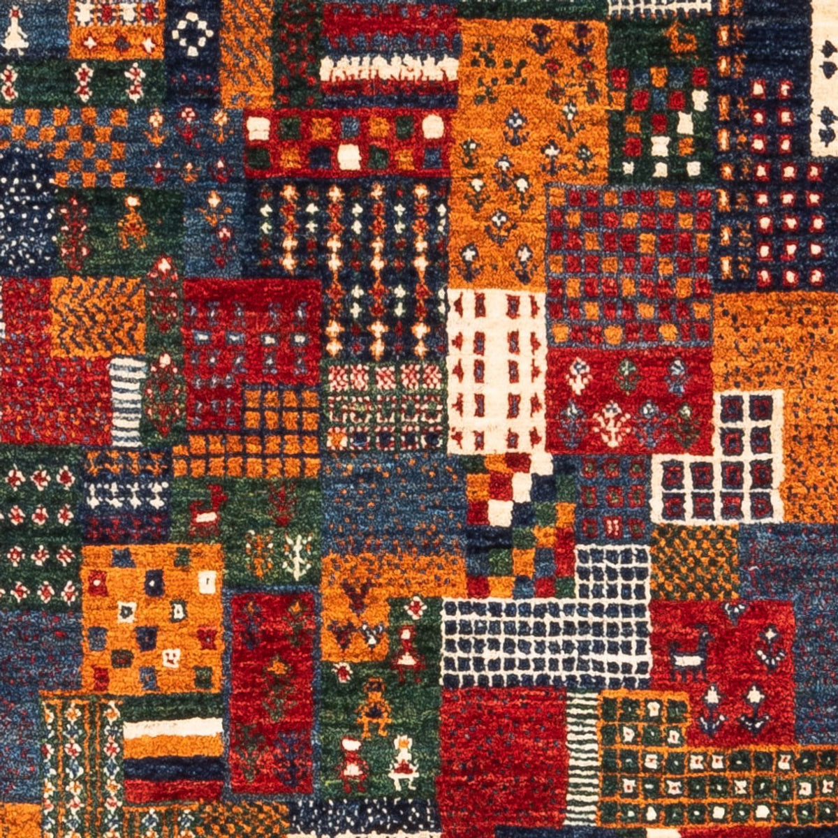 Gabbeh-matta - Loribaft Persian - Kungliga - 122 x 82 cm - flerfärgad