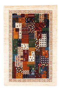 Gabbeh-matta - Loribaft Persian - Kungliga - 125 x 82 cm - flerfärgad