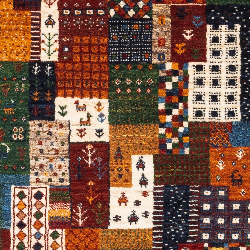 Gabbeh-matta - Loribaft Persian - Kungliga - 125 x 82 cm - flerfärgad