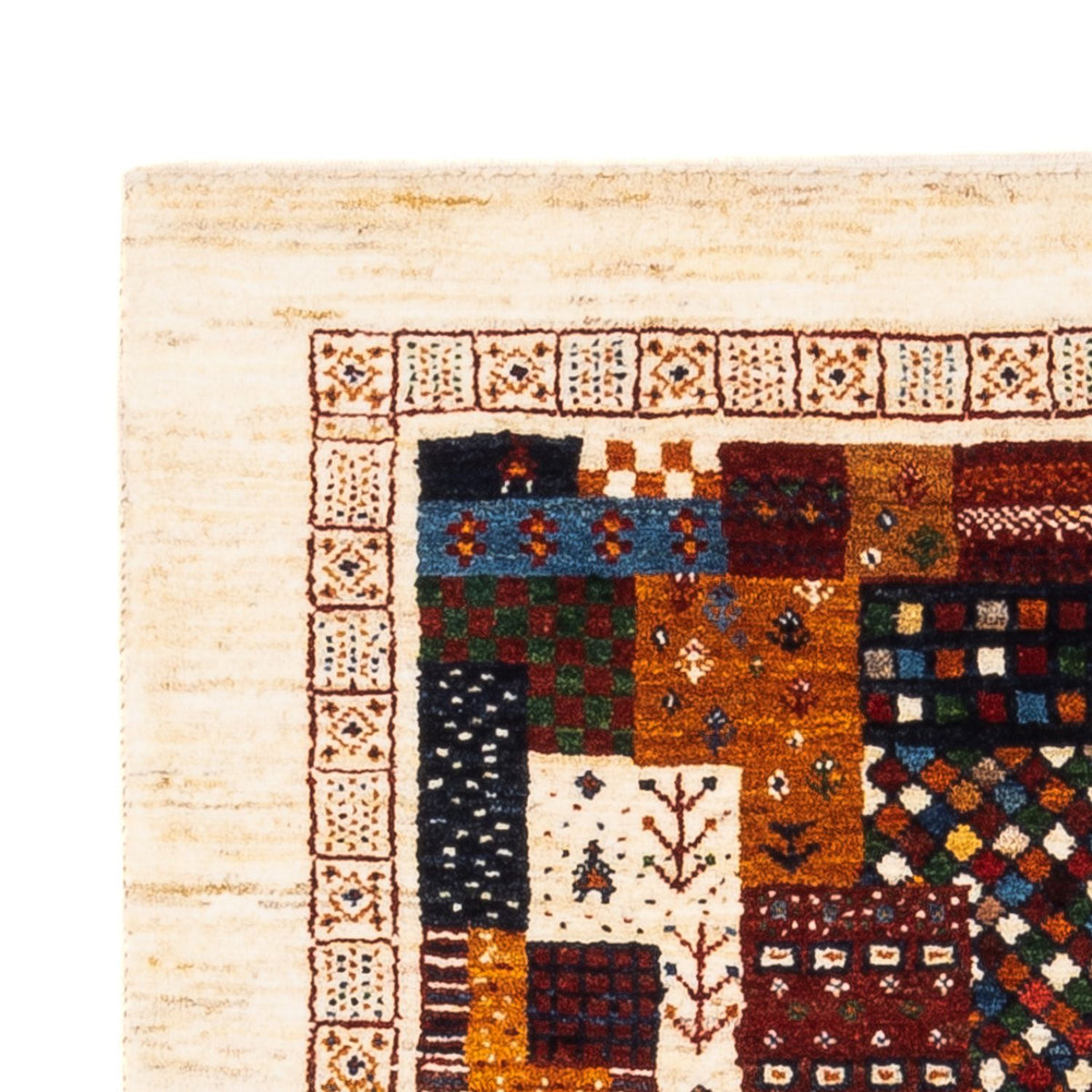 Gabbeh-matta - Loribaft Persian - Kungliga - 125 x 82 cm - flerfärgad