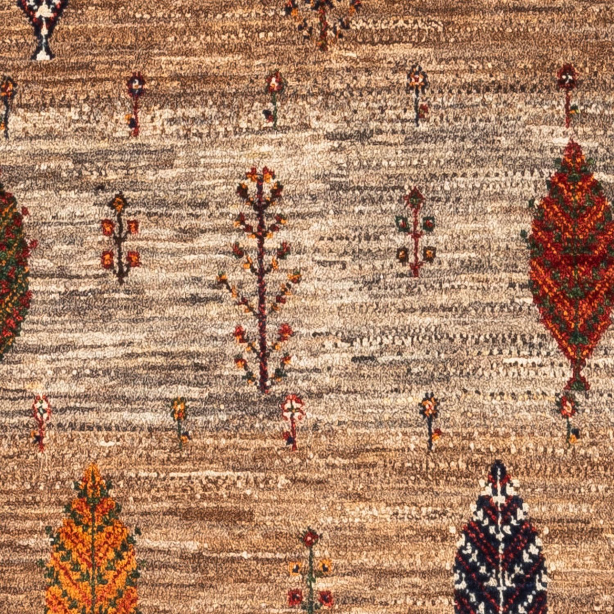 Gabbeh-matta - Loribaft Persian - Kungliga - 133 x 83 cm - grått